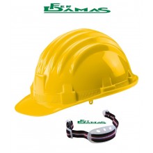 ELMETTO DI SICUREZZA PROTETTIVO GIALLO MOD."ADAMELLO" CE CON SOTTOGOLA